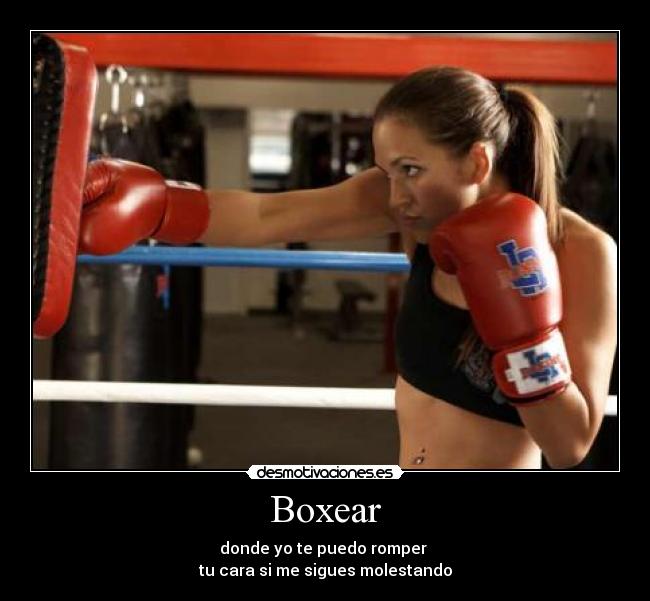 carteles boxeo desmotivaciones