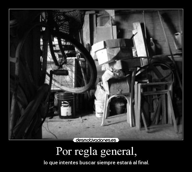Por regla general, -