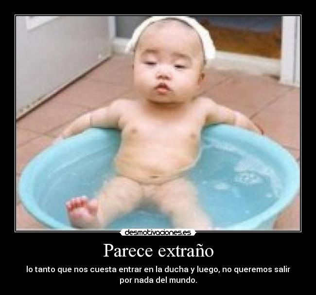 Parece extraño -