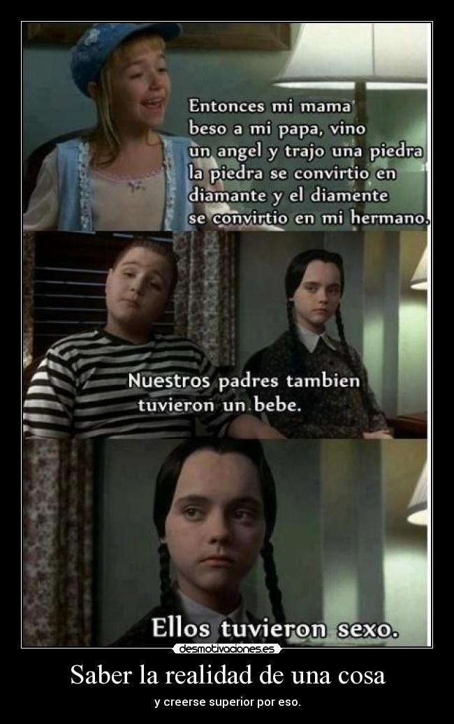 carteles creerse mejor por que sabemos mas que otro the addams family morticia desmotivaciones