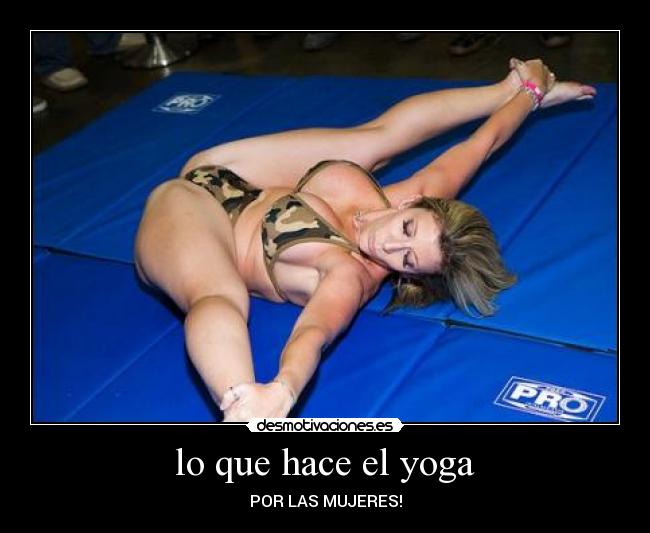 lo que hace el yoga -