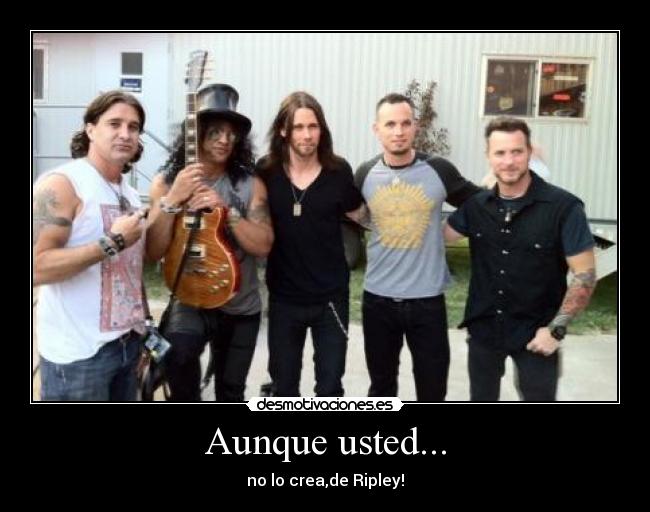 Aunque usted... - no lo crea,de Ripley!