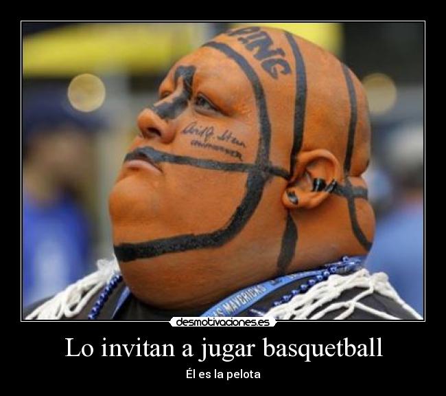Lo invitan a jugar basquetball -