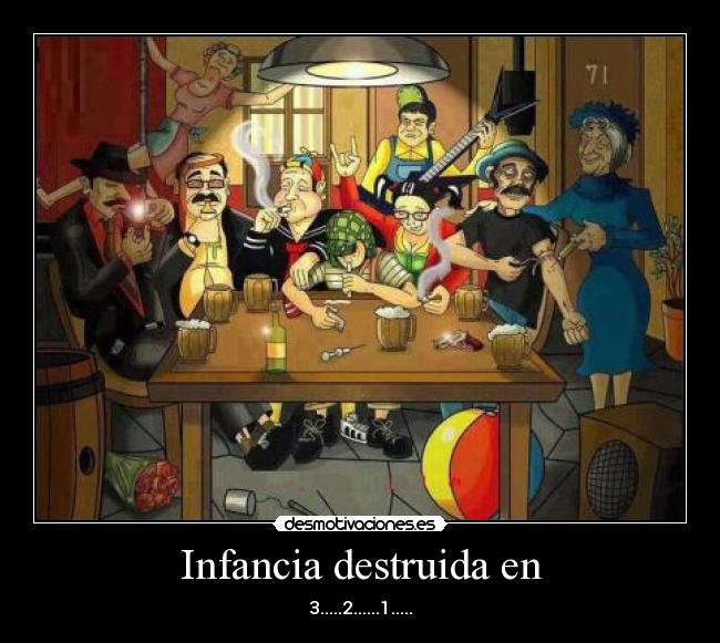 Infancia destruida en - 3.....2......1.....