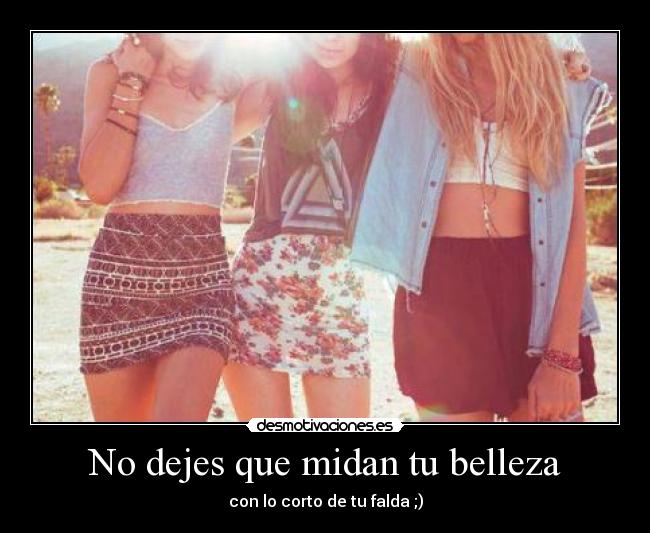 No dejes que midan tu belleza -