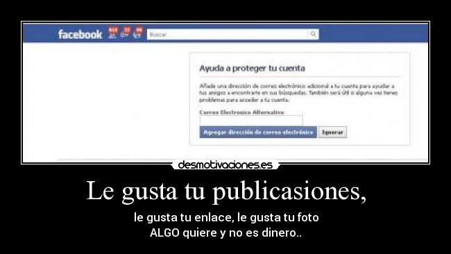 Le gusta tu publicasiones, - 