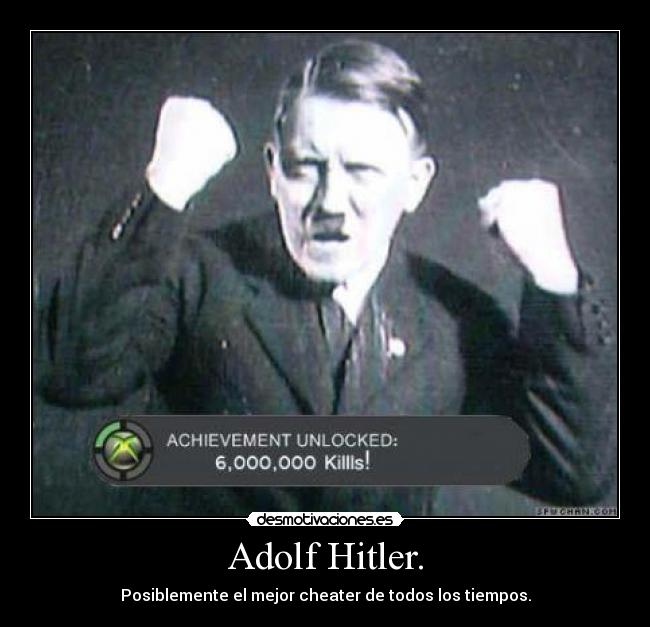 carteles adolf hitler nyancat17 cheaters and campers everywhere desmotivaciones
