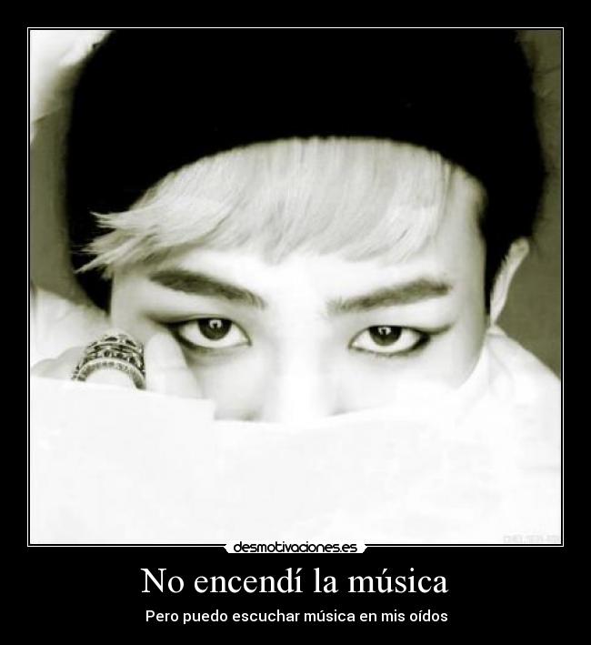 No encendí la música -