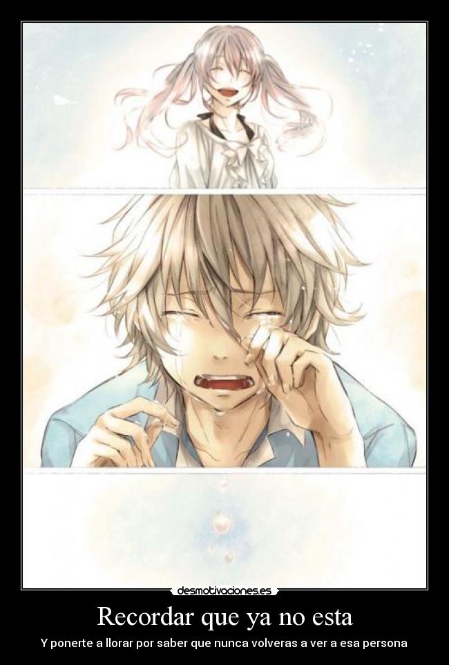 Recordar que ya no esta - 