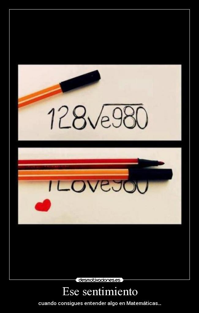 Ese sentimiento -