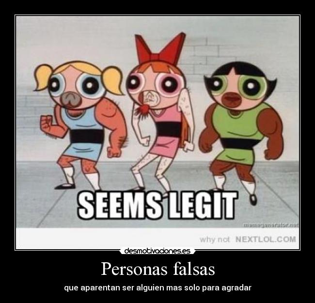 Personas falsas - 