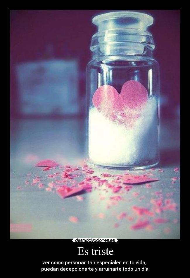 Es triste -