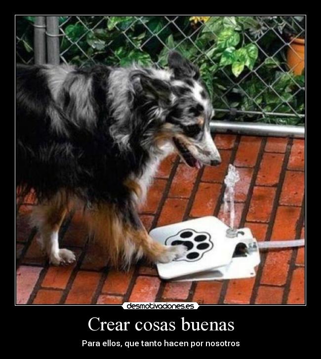 Crear cosas buenas - 