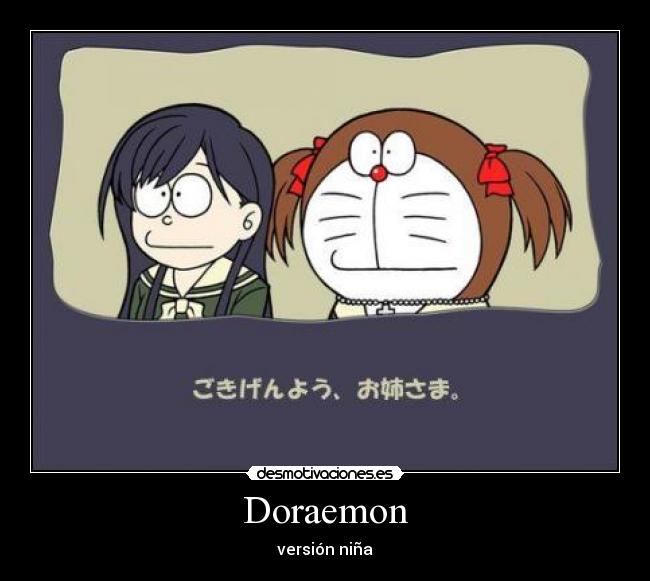 Doraemon - versión niña