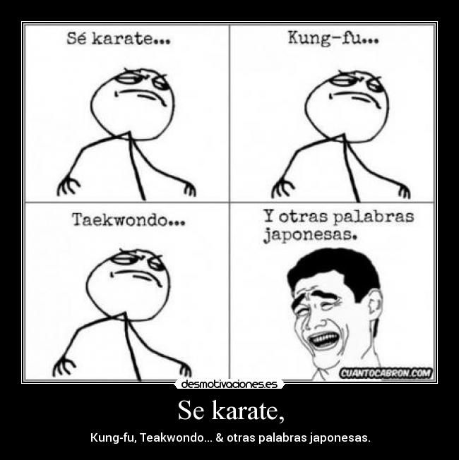 Se karate, - 