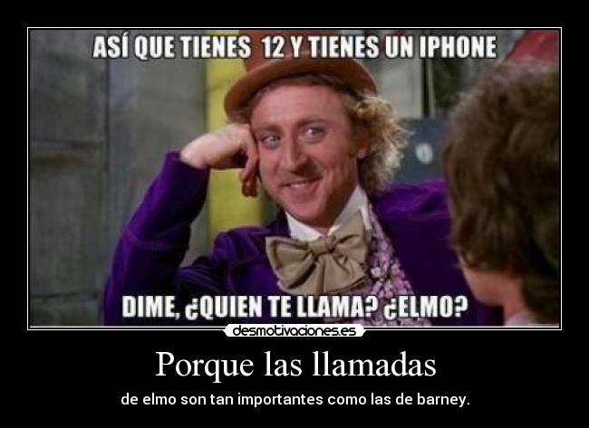 Porque las llamadas - 