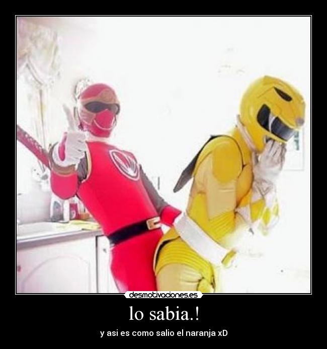 carteles power rangers desmotivaciones