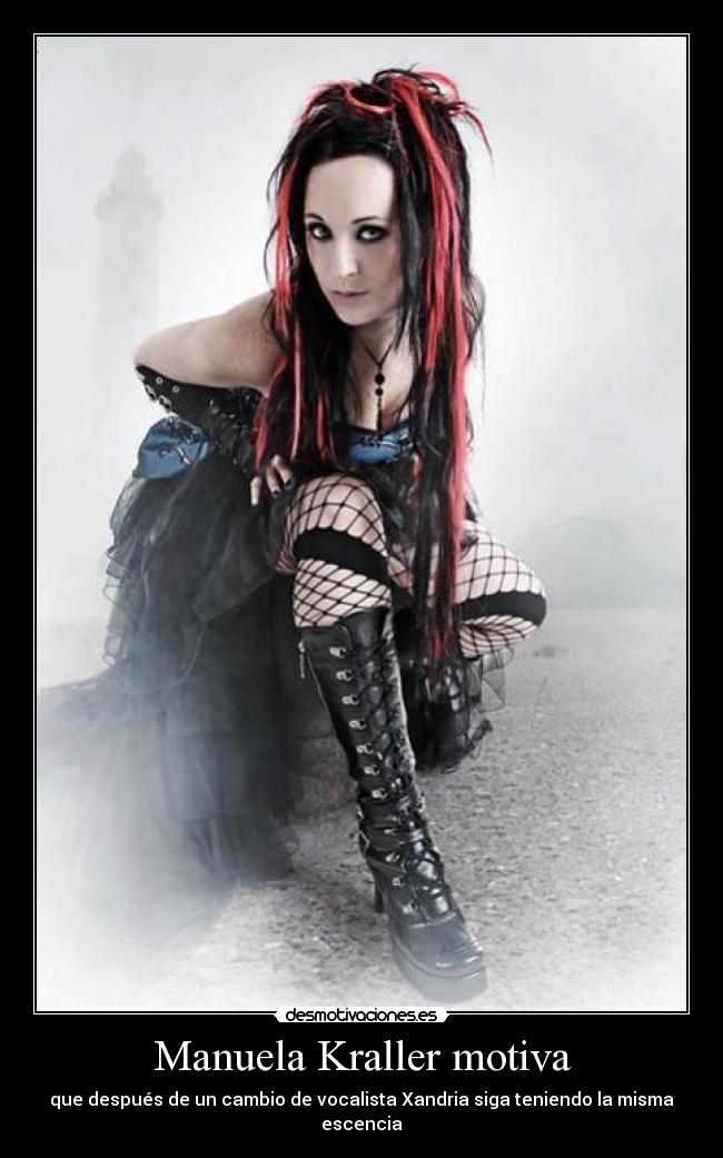 carteles manuela kraller xandria symphonic desmotivaciones