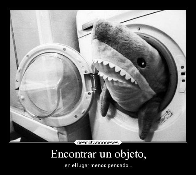 Encontrar un objeto, -