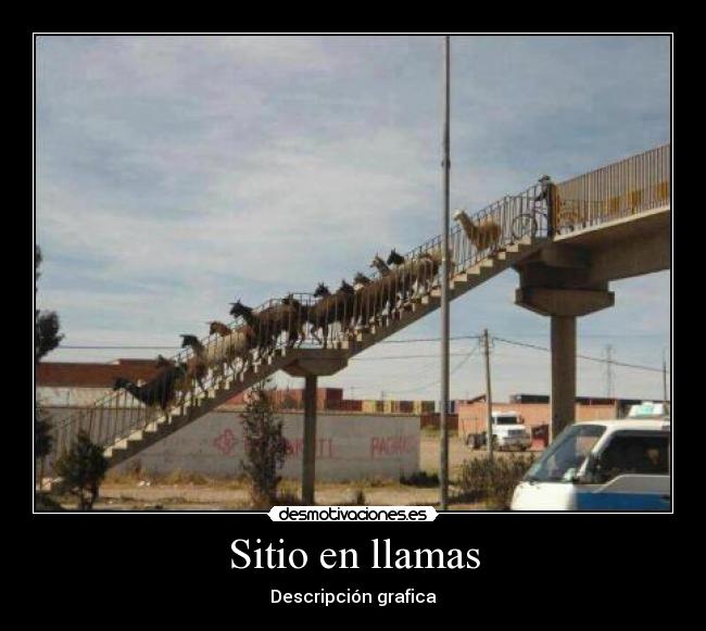 Sitio en llamas -