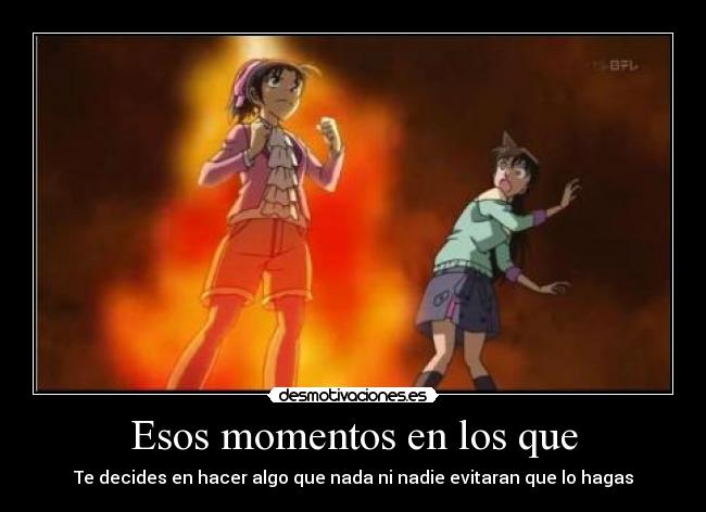 carteles detective conan ran kazuha desmotivaciones