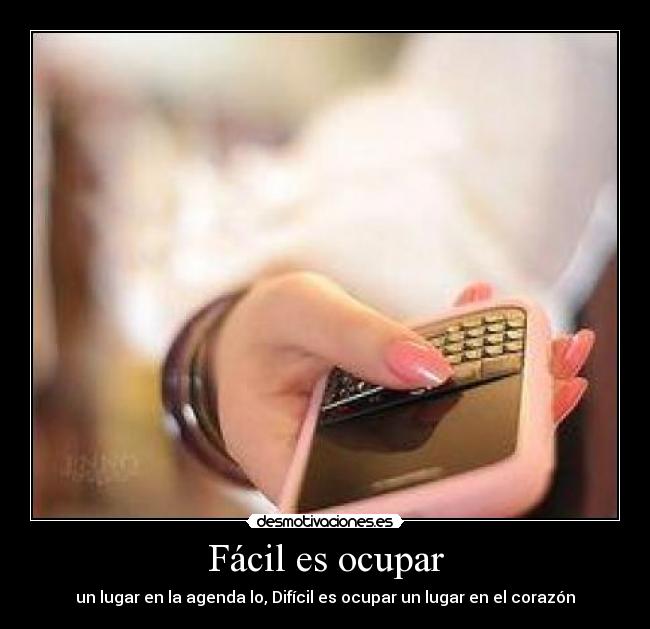 Fácil es ocupar -
