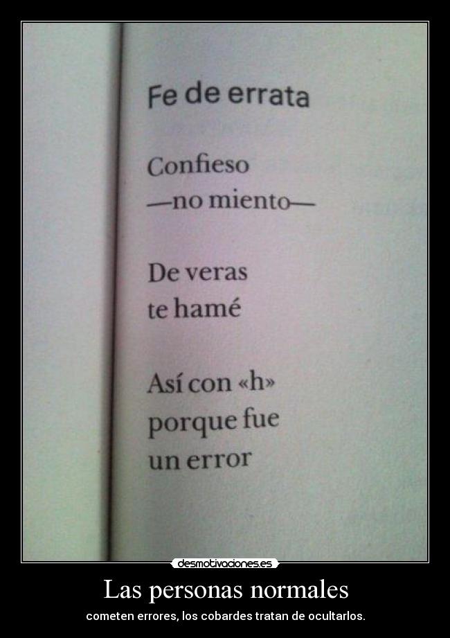 Las personas normales -