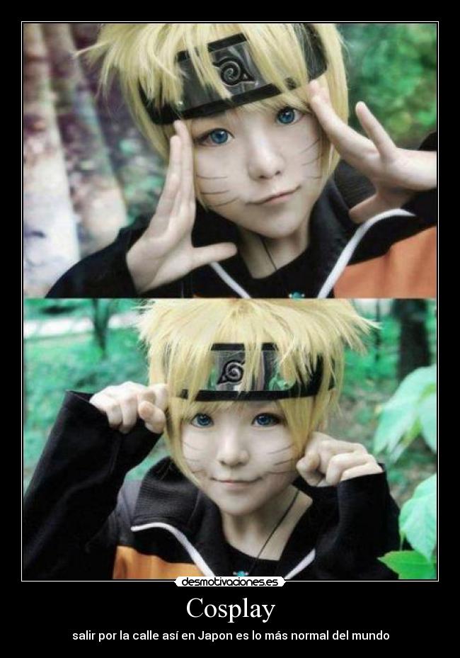 Cosplay - salir por la calle así en Japon es lo más normal del mundo