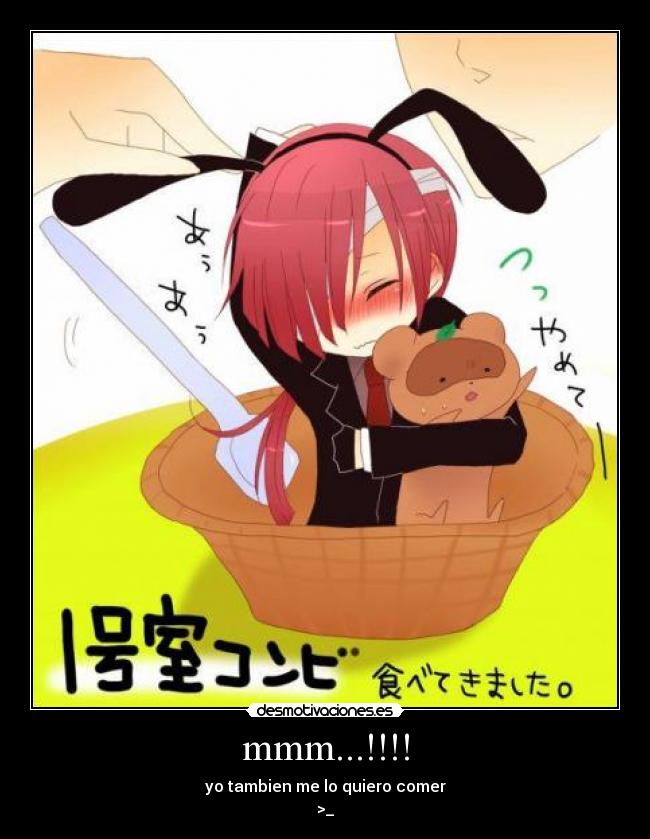 carteles anime manga inu boku secret service mmm tambienme quiero comer desmotivaciones
