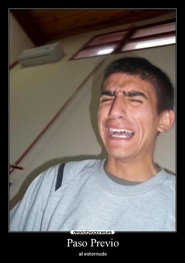 Paso Previo - al estornudo
