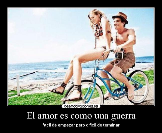 El amor es como una guerra -