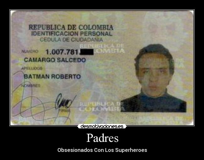 Padres - Obsesionados Con Los Superheroes
