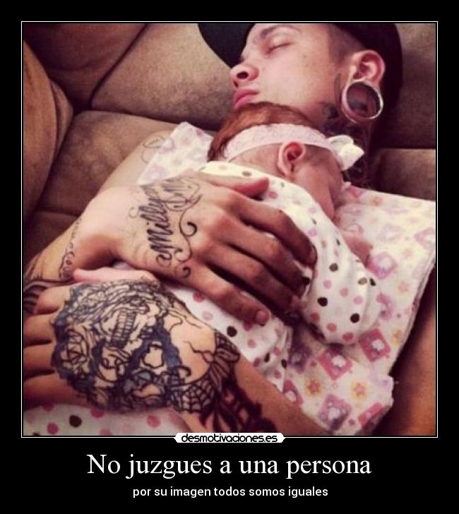 No juzgues a una persona - 