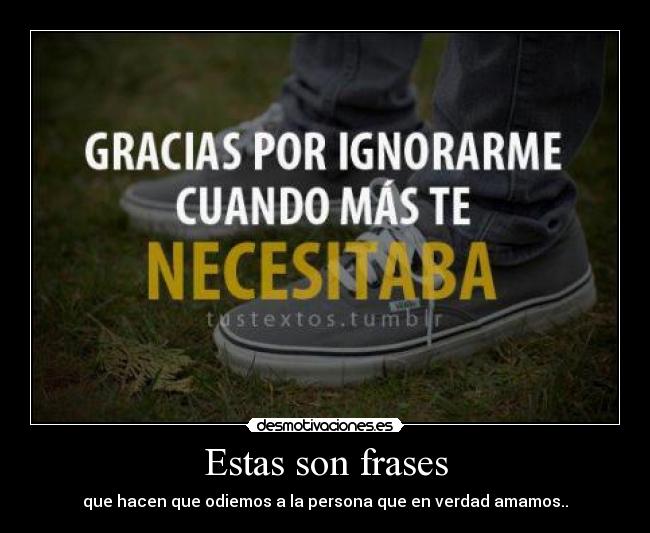 Estas son frases - 