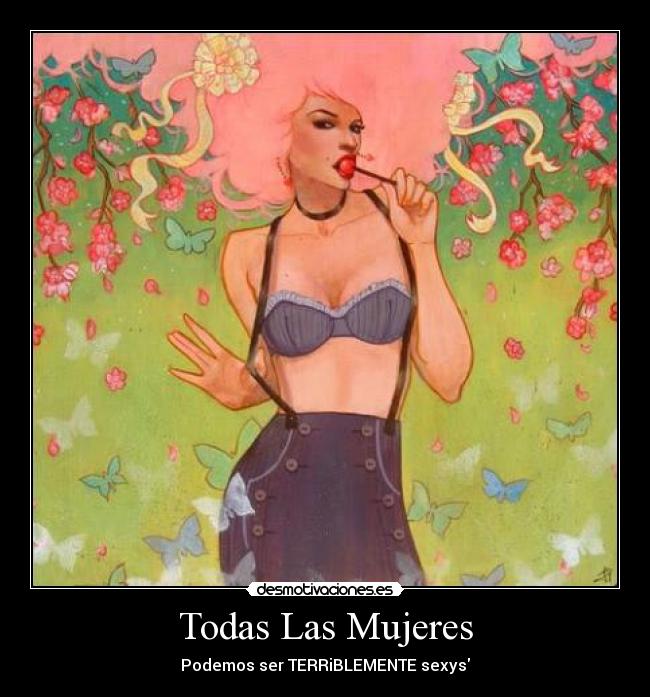 carteles mujeres desmotivaciones