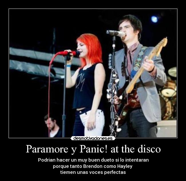 Paramore y Panic! at the disco - 