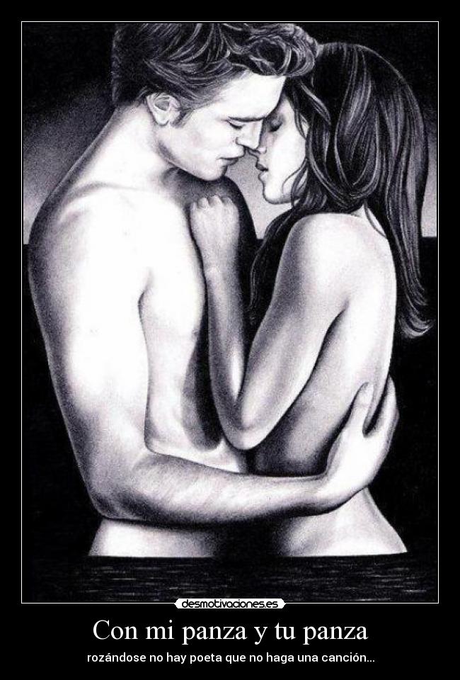 Con mi panza y tu panza -