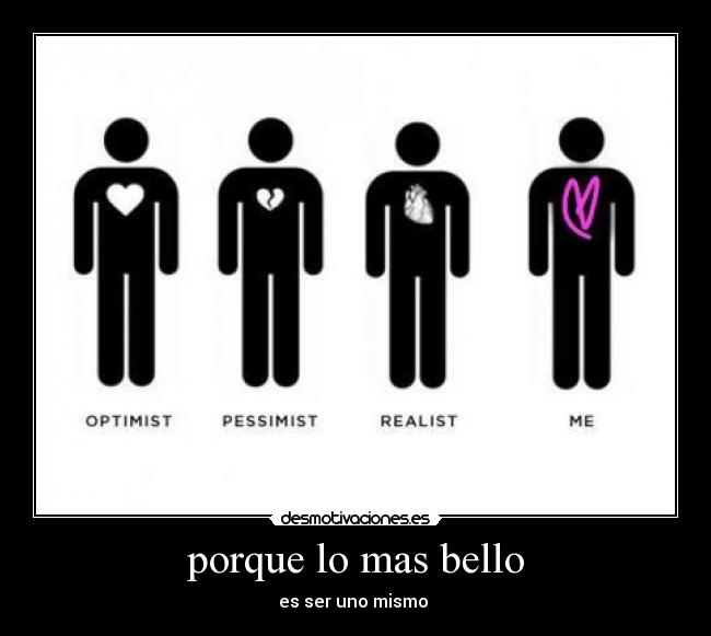 porque lo mas bello - es ser uno mismo ♥