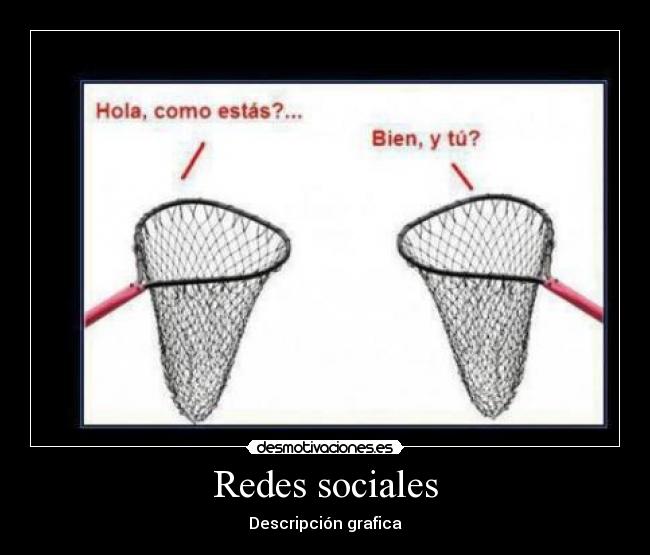 Redes sociales - Descripción grafica