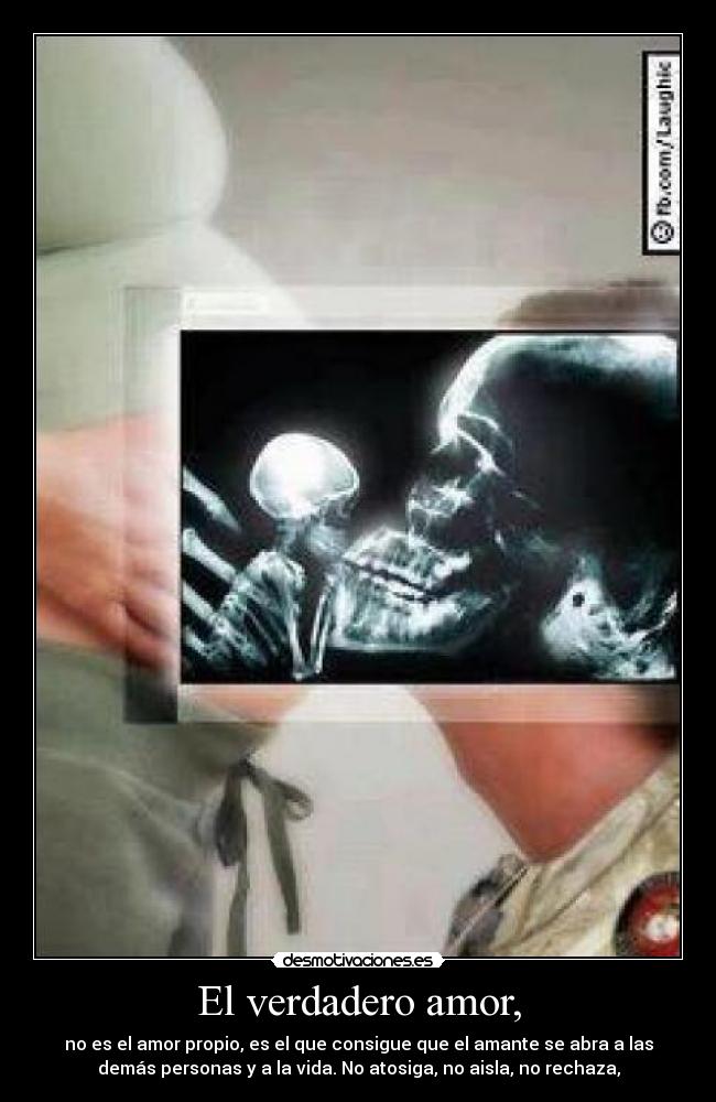 El verdadero amor, -