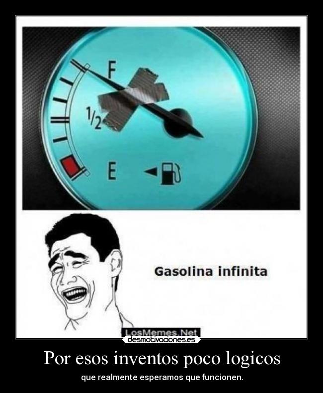 Por esos inventos poco logicos - que realmente esperamos que funcionen.