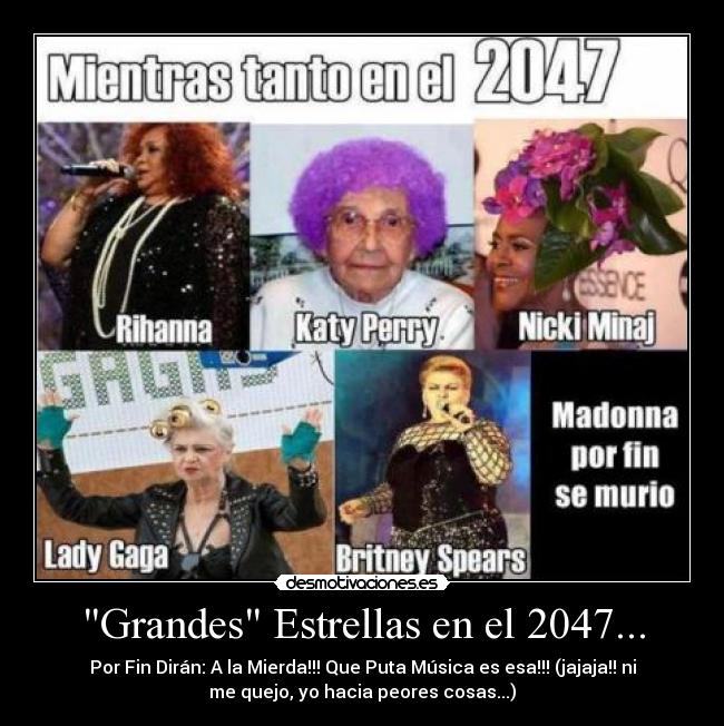 Grandes Estrellas en el 2047... - 