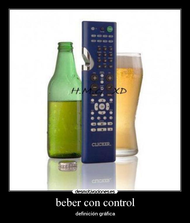 beber con control - definición gráfica