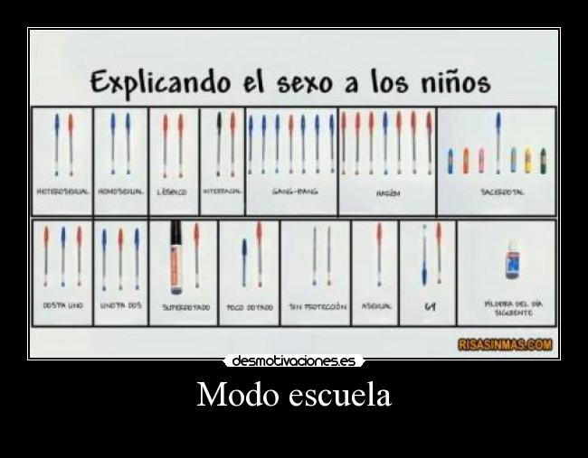 Modo escuela -
