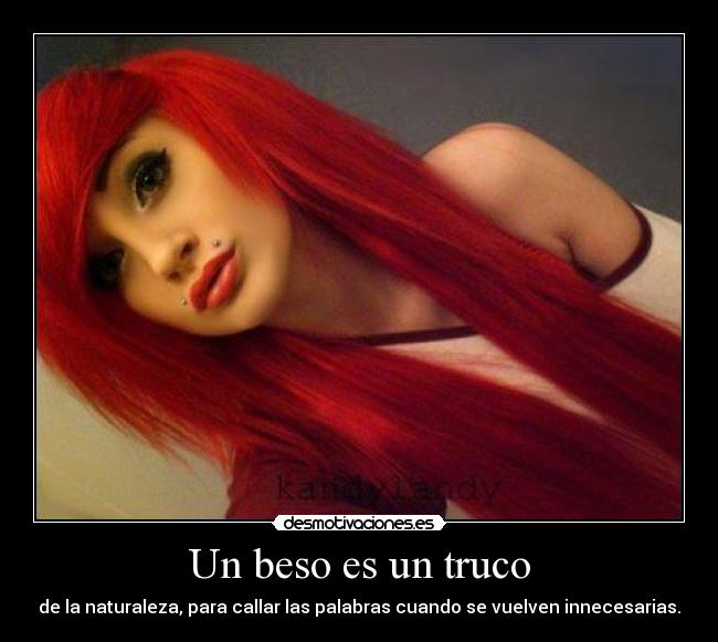 Un beso es un truco -