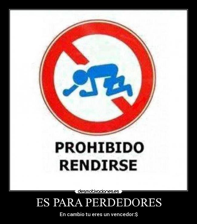 ES PARA PERDEDORES - 