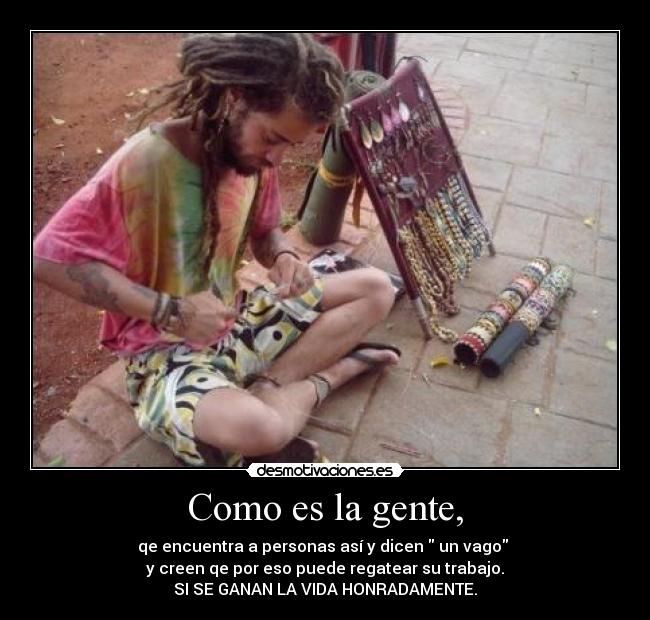 Como es la gente, - 