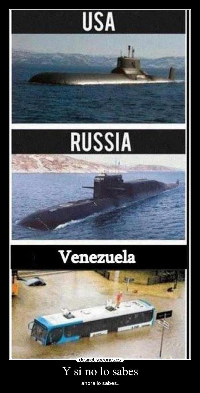 Y si no lo sabes - ahora lo sabes..