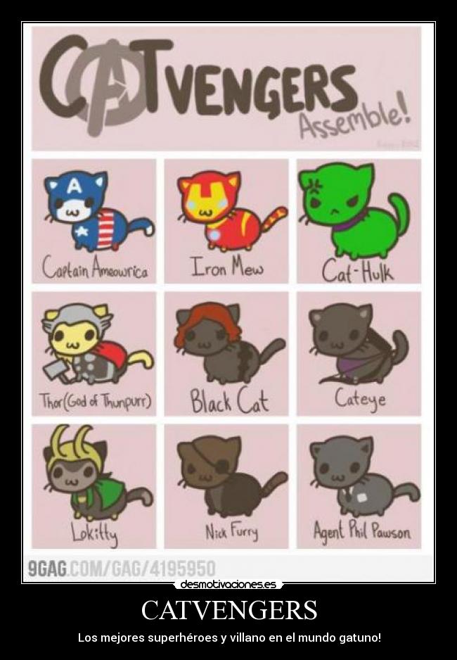 CATVENGERS - Los mejores superhéroes y villano en el mundo gatuno!
