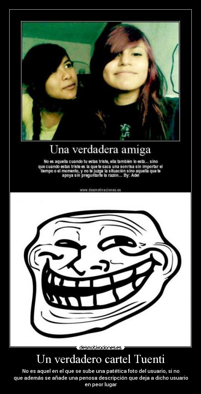 Un verdadero cartel Tuenti -